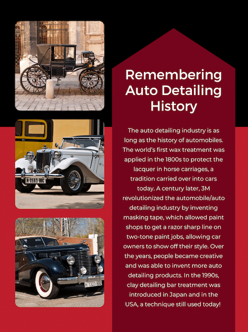 Auto Detailing History